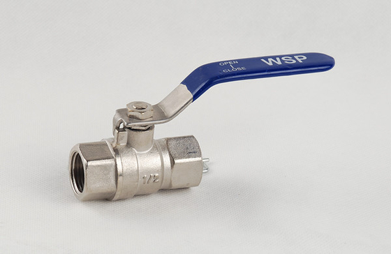 บอลวาล์วทองเหลืองความแข็งแรงสูง 25 มม. เกลียว DN20-NPT พอร์ตป้องกันการสึกหรอ