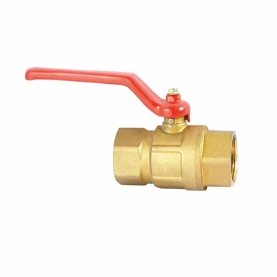 OEM ODM OBM 1/2 นิ้ว - บอลวาล์วเกลียวทองเหลือง 4 นิ้ว อุณหภูมิปกติ