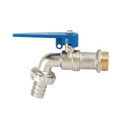 Bibcock Valve ทองเหลืองด้ามสังกะสี