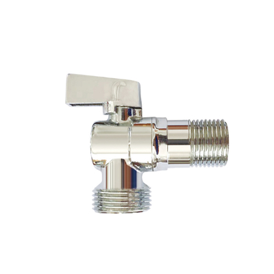 Commercial 15mm Port WC Angle Valve สามเหลี่ยมเครื่องซักผ้าวาล์วมุม