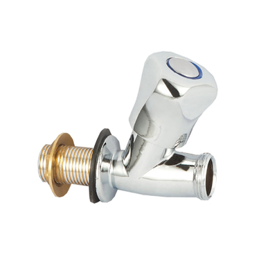 Quick Open Half Inch Bathroom วาล์วมุมทองเหลือง Chromed Abrasion Proof