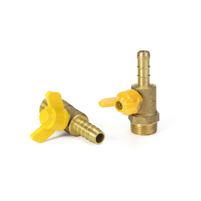 12mm -108mm Butterfly Double Gas Valve Manual Gas Valve ต้านทานการสึกหรอ