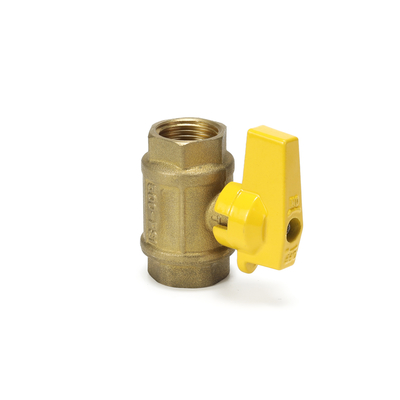 อุตสาหกรรม 1/4&quot; Quick Connect Safety วาล์วแก๊สทองเหลืองพร้อมที่จับ T