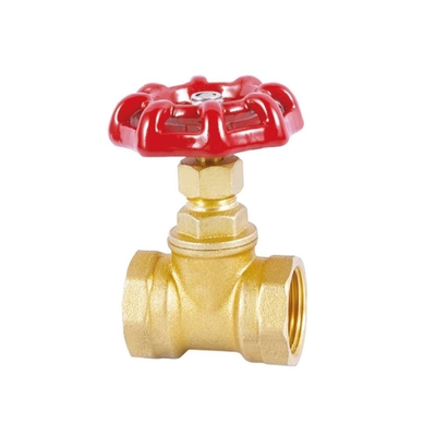 DN20-NPT ท่อประปาเกลียวทองเหลือง สต๊อปวาล์ว ต้านทานการสึกกร่อน ปรับแต่งได้