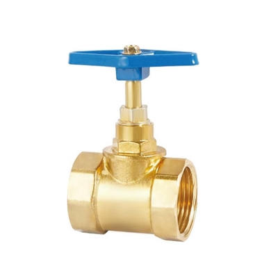 DN20-NPT ท่อประปาเกลียวทองเหลือง สต๊อปวาล์ว ต้านทานการสึกกร่อน ปรับแต่งได้