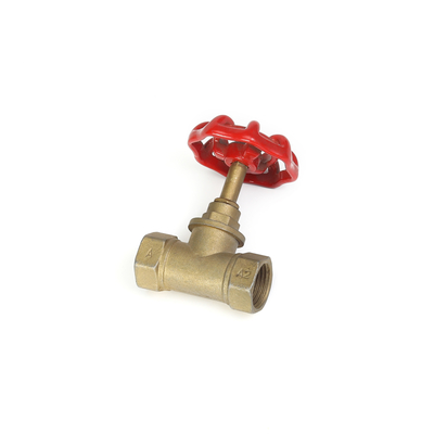 1/2&quot; X 3/8&quot; 1/4 เปิดวาล์วหยุดมุมทองเหลือง DN20-NPT เกลียว