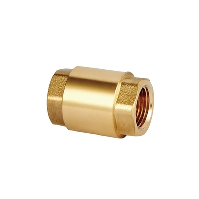 DN20-NPT เช็ควาล์วทองเหลืองแบบเกลียว 1 นิ้ว สำหรับน้ำที่ปรับแต่งได้