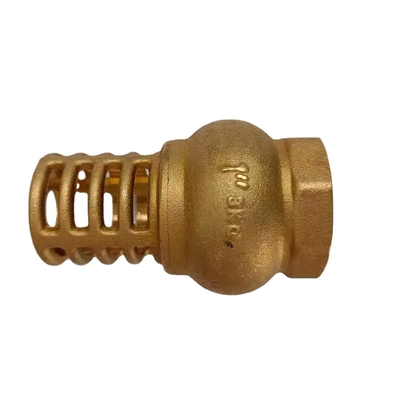 Bulkhead MNPT วาล์วลูกลอยทองเหลืองทองเหลือง 3/4 นิ้ว 65 กรัม