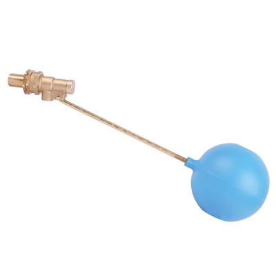 MNPT Connection 1/2&quot; บอลวาล์วลูกลอยทองเหลืองพร้อมหัวพลาสติกแรงดันต่ำ