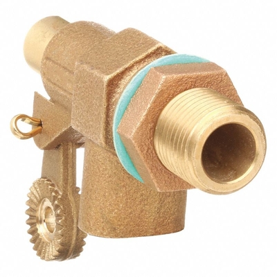 MNPT Connection 1/2&quot; บอลวาล์วลูกลอยทองเหลืองพร้อมหัวพลาสติกแรงดันต่ำ