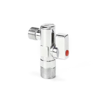 1/2 &quot;ขนาดเลเวอร์ โครม ทองแดงมุม วาล์ว Npt Inlet