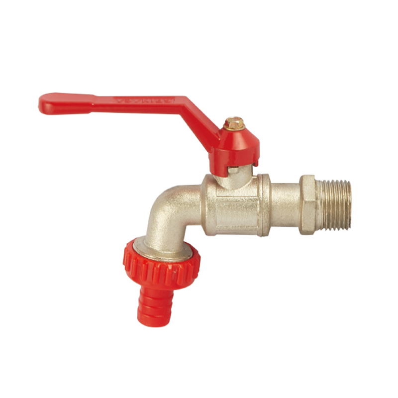 OEM 1/2 3/4 นิ้ว Bibcock Valve ทองเหลืองพร้อมมือจับพลาสติกรับประกัน 2 ปี