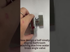 NPT เกลียวก๊อกเข้ามุมวาล์วโครมแองเกิลสต๊อปวาล์ว 3/8 นิ้ว